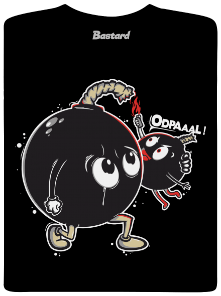 Bomby dětské tričko Black