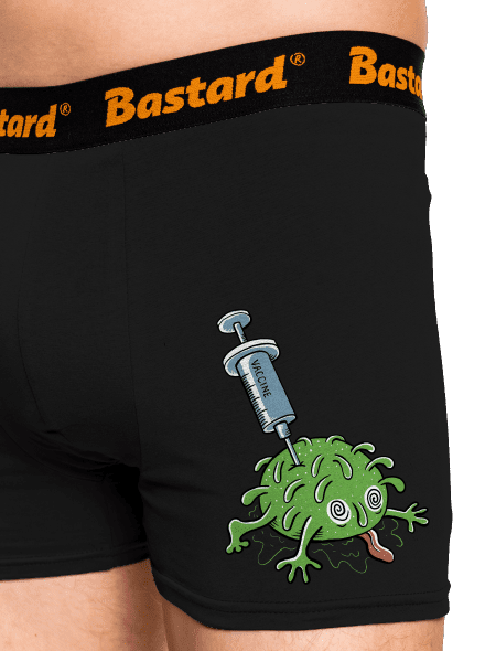Zapíchlý covid boxerky Black
