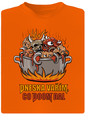 Co Doom dal pánské sportovní tričko Neon Orange