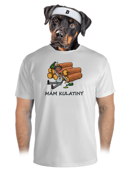 Mám kulatiny pánské sportovní tričko White