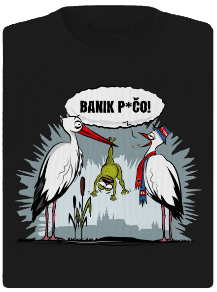 Banik p*čo! dámské sportovní tričko Black