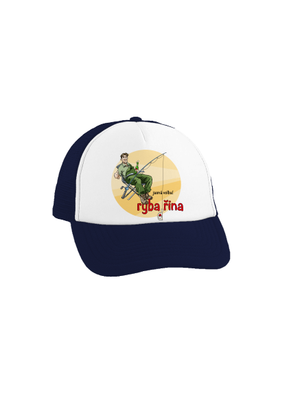 Rybadřina kšiltovka truckerka French Navy cap