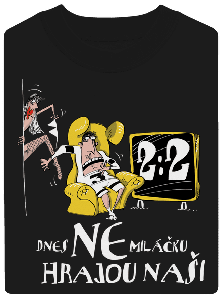 Hrajou naši unisex mikina bez kapuce Black