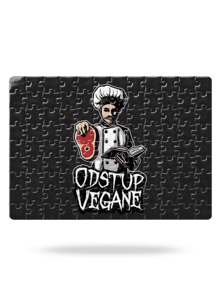Odstup vegane puzzle White