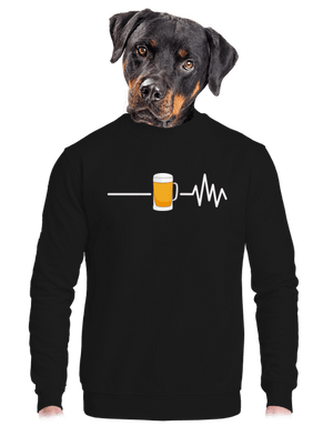 unisex mikina bez kapuce