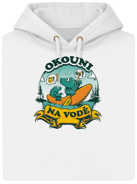 Okouni na vodě unisex mikina premium Snowwhite