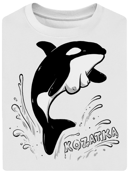 Kozatka unisex tričko oversized White