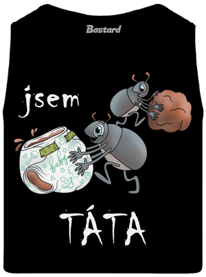 Jsem táta a máma pánské tílko Black