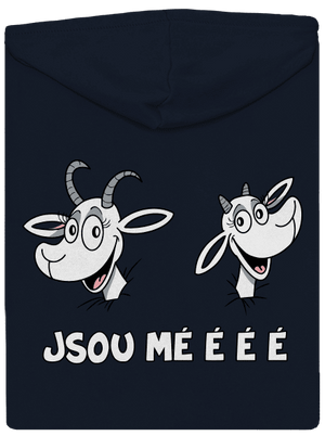 Kozy Jsou méééé dámská mikina na zip Navy Mal