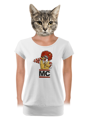 dámské tričko s lemem