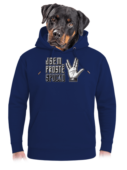 Jsem Spocko unisex mikina premium Navy