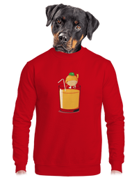 unisex mikina bez kapuce