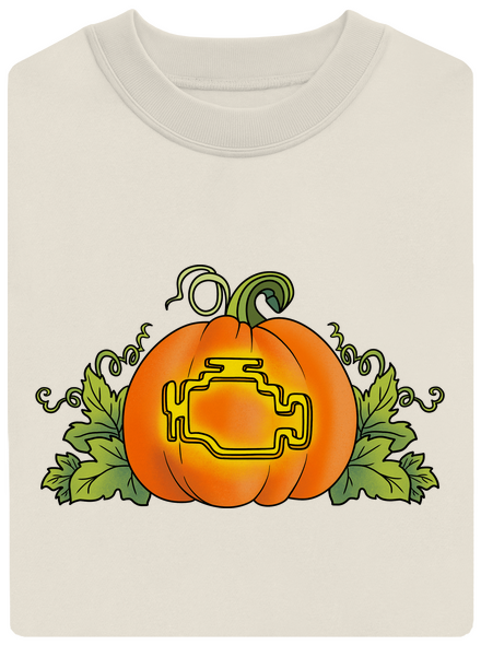 Strašidelný Halloween unisex mikina bez kapuce Off White