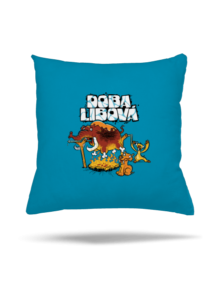 Doba libová polštář Blue Turquoise