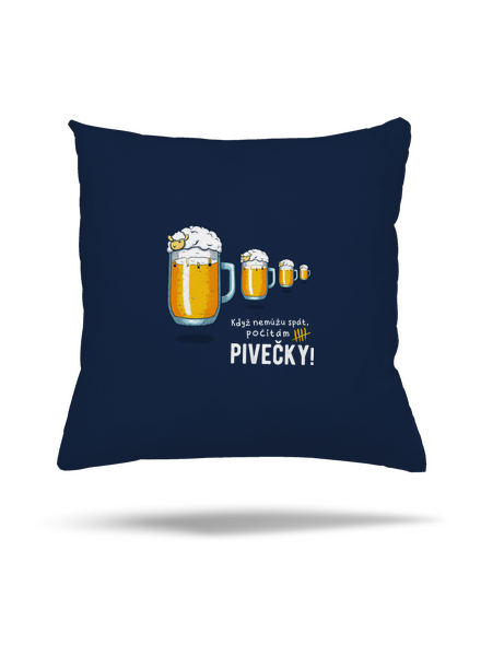 Pivečka polštář Dark Navy