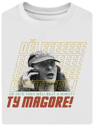 B18: Jiří Kára unisex tričko oversized White