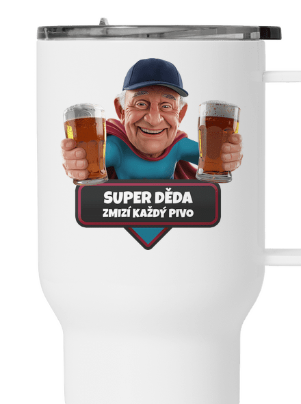 Super děda termohrnek White