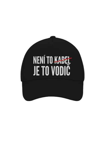 Je to vodič kšiltovka baseballka Black