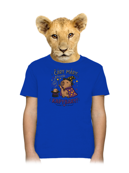 Čáry máry kapybary dětské tričko Royal Blue