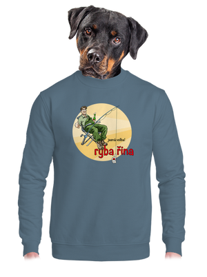 unisex mikina bez kapuce