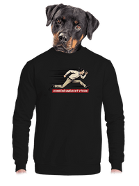 unisex mikina bez kapuce