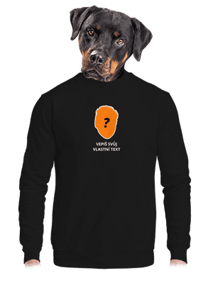 unisex mikina bez kapuce