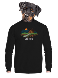 unisex mikina bez kapuce