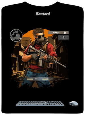 B17: Counter Strike dětské tričko Black