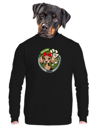 unisex mikina bez kapuce