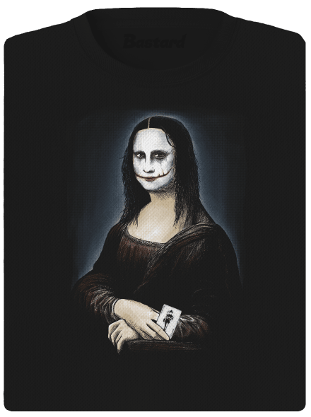 Mona Joker Lisa dámské sportovní tričko Black