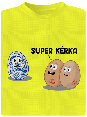 Super kérka dětské sportovní tričko Neon Yellow