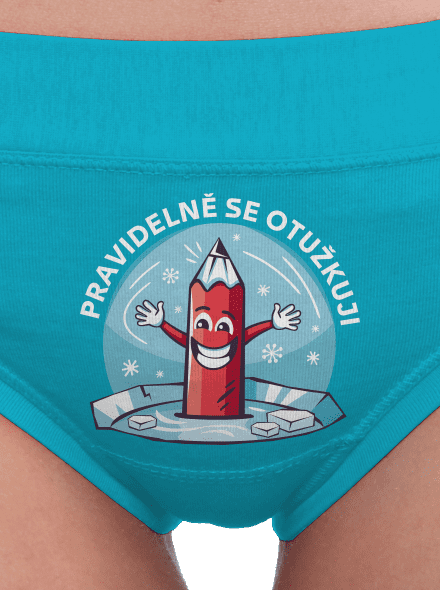 Pravidelně se otužkuji dámské kalhotky Turquoise