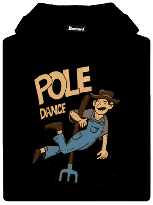 Pole Dance dámská mikina klokanka Black