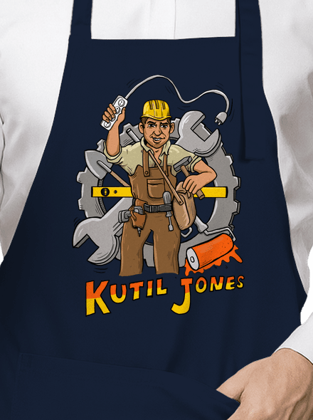 Kutil Jones zástěra Navy