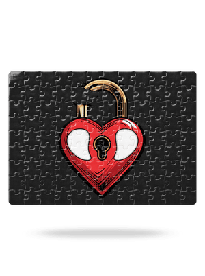 Zámek lásky puzzle White