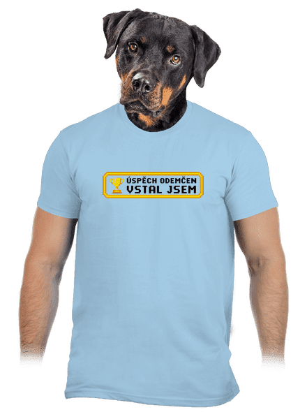 Vstal jsem pánské tričko Sky Blue