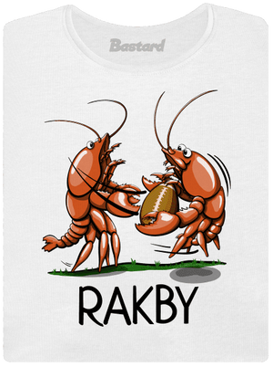 Rakby dámské tričko s lemem White