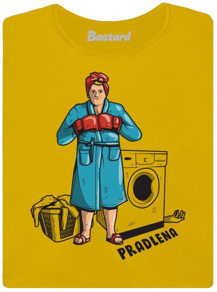 Pradlena dámské tričko Yellow