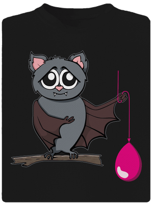 Netopýr dětské sportovní tričko Black