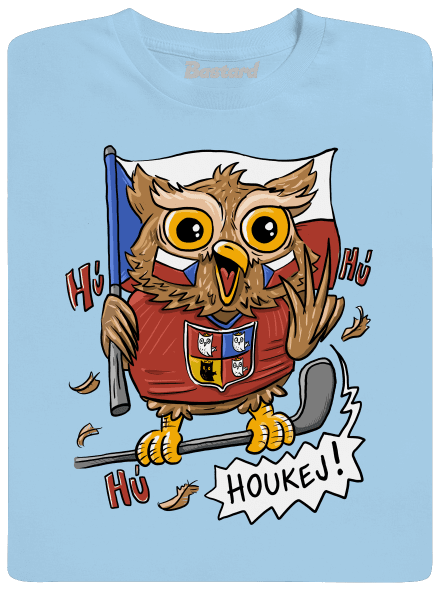 Houkej pánské tričko Sky Blue