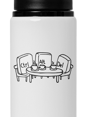 Nerozluční kamarádi lahev na vodu White