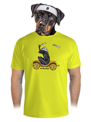 Vetřelníček pánské sportovní tričko Neon Yellow