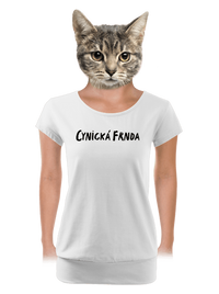 dámské tričko s lemem