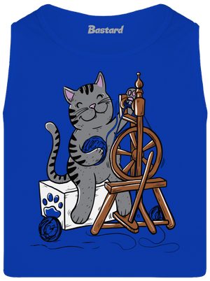 Kočka přede pánské tílko Royal Blue