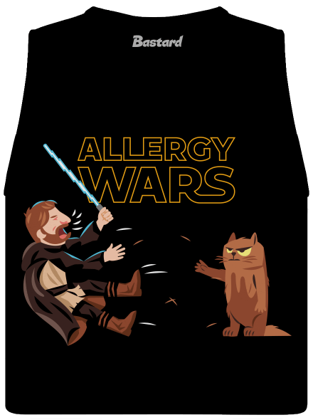 Allergy Wars dámské tílko volné Black