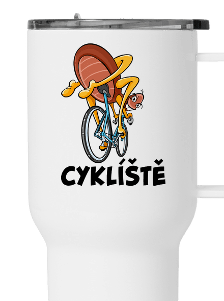 Cyklíště termohrnek White