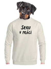 unisex mikina bez kapuce