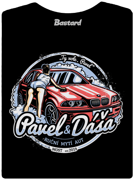 Automyčka Pavel dámské tričko premium Black