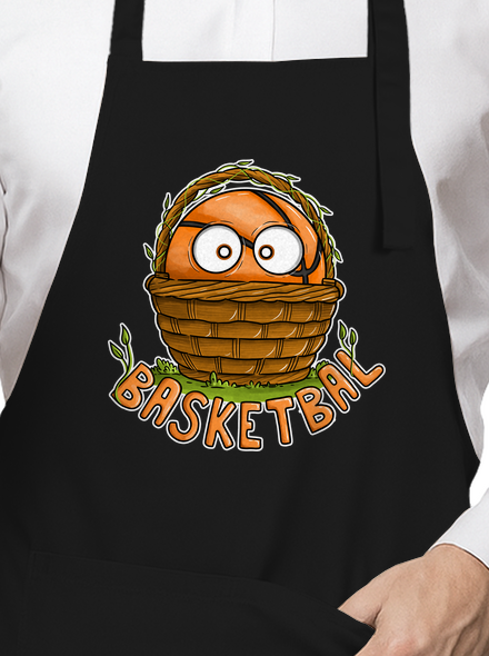 Basketbal zástěra Black