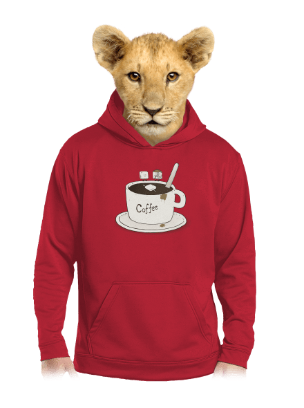 Kdo zabil cukřík? dětská mikina klokanka Fire Red